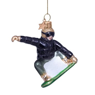Vondels kersthanger snowboarder - afbeelding 4