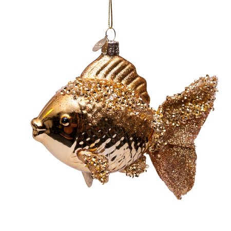 Vondels kersthanger gouden vis