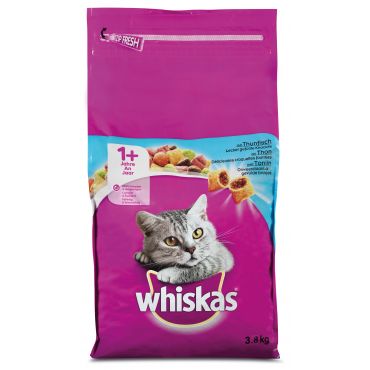 Whiskas kattenvoer adult tonijn (3,8 kg)