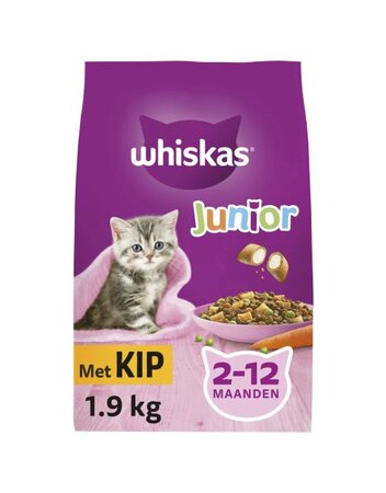 Whiskas Droog junior kip