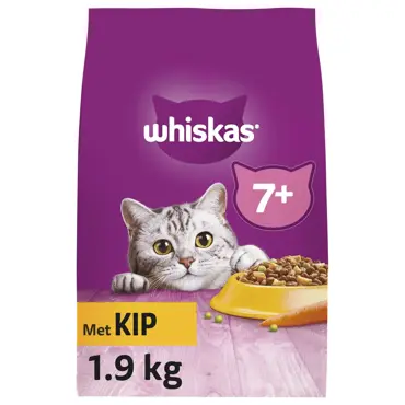 Whiskas kattenvoer senior kip (1,9 kg)