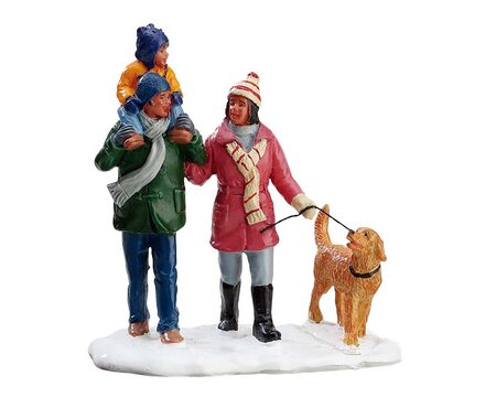 Lemax kerstdorp figuur 'Winter Walk'