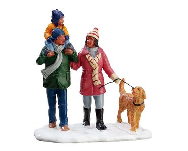 Lemax kerstdorp figuur 'Winter Walk'