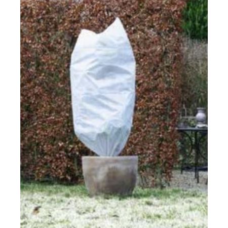 Winterafdekhoes koord 100x80xØ50cm wit - afbeelding 1