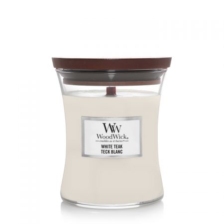 WW White Teak Medium Candle