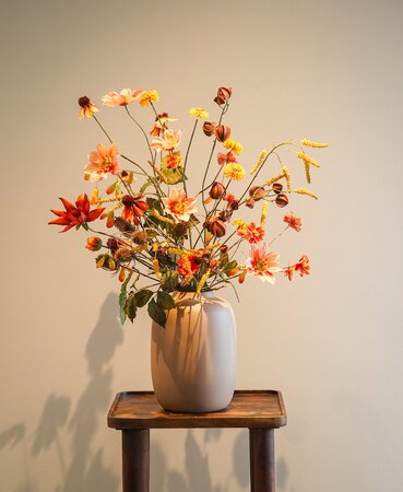 Zijden boeket 'Autumn Spice' groot - afbeelding 1