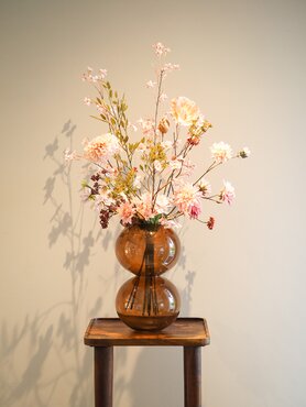 Zijden boeket 'Blush & Berry'