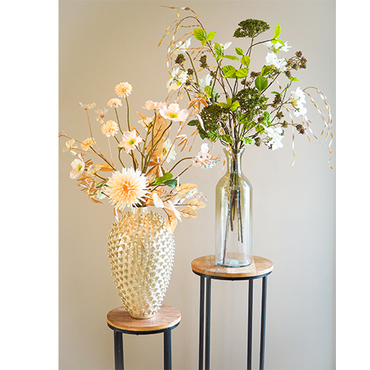 Zijden boeket 'Charming Crème' - afbeelding 3