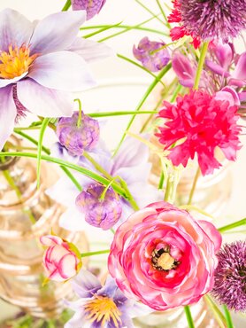 Zijden boeket 'Purple Summer' - klein - afbeelding 3