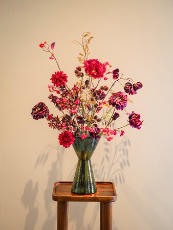 Zijden boeket 'Velvet Berry' - afbeelding 1