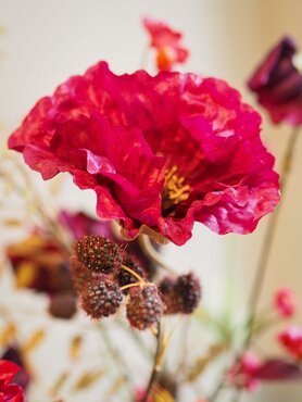 Zijden boeket 'Velvet Berry' - afbeelding 4