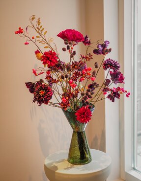 Zijden boeket 'Velvet Berry' - afbeelding 3