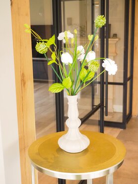 Zijden boeket 'White Elegance' - klein