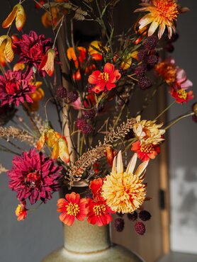 Zijden boeket 'Wild Harvest' groot - afbeelding 3