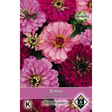 Zinnia elegans Art Deco - afbeelding 1